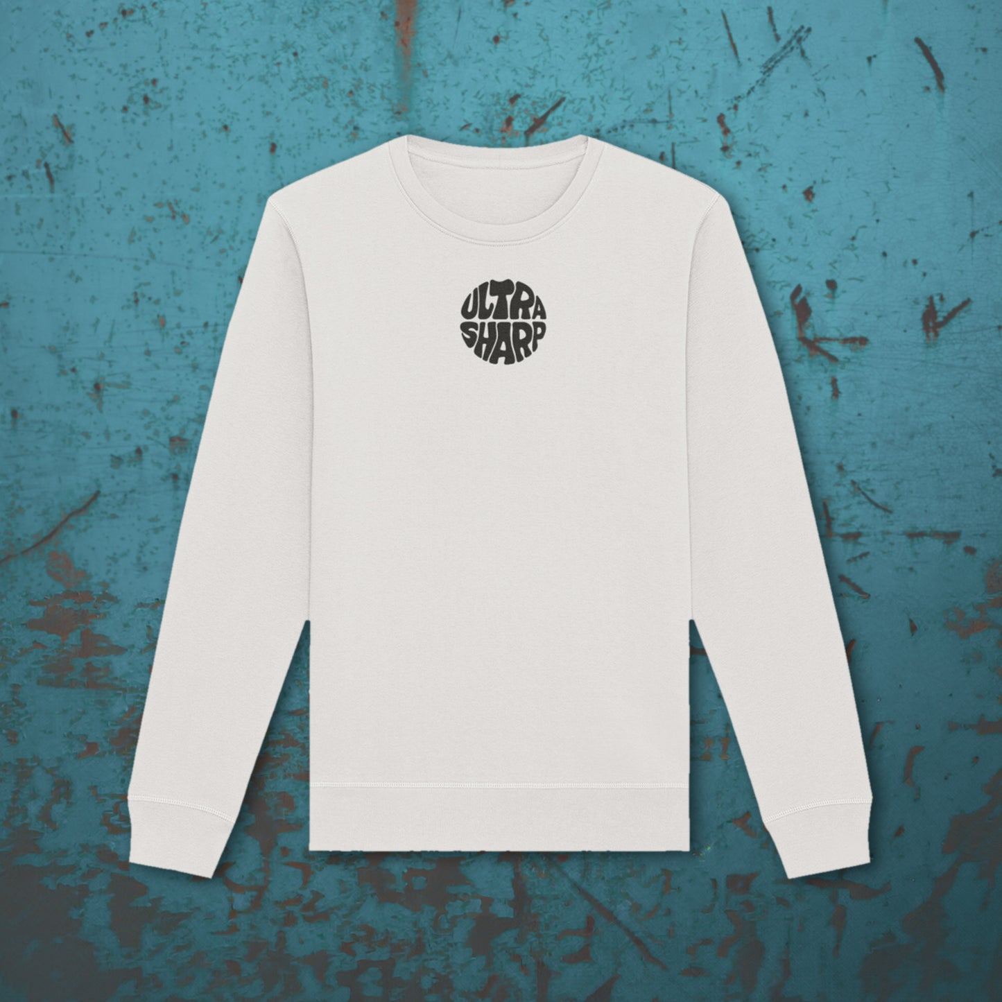 Ultra Sharp Off-Black Logo Sweatshirt