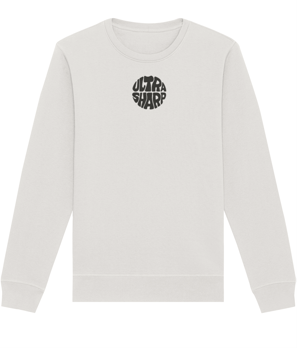 Ultra Sharp Off-Black Logo Sweatshirt